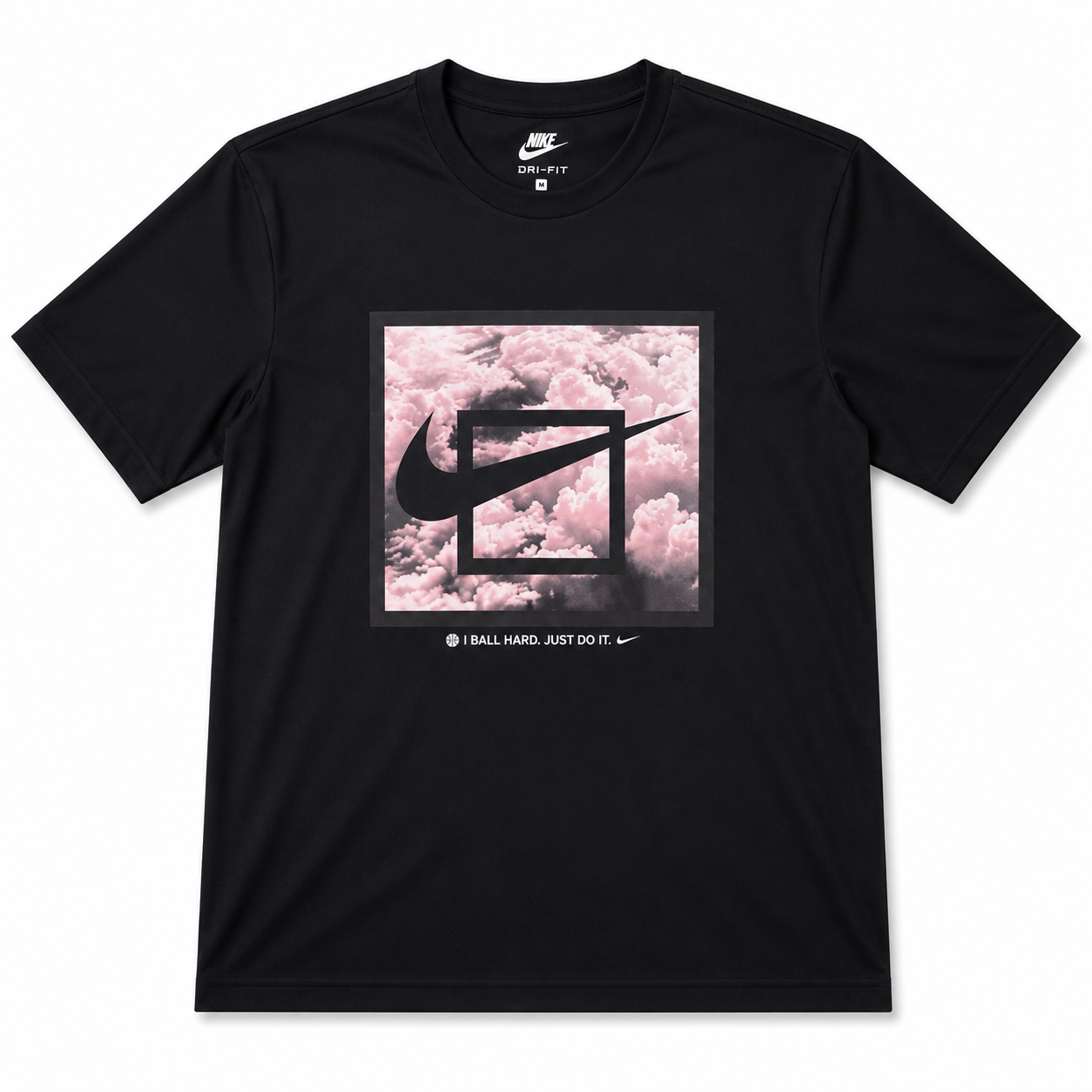 Camiseta Nike Preta Estampa